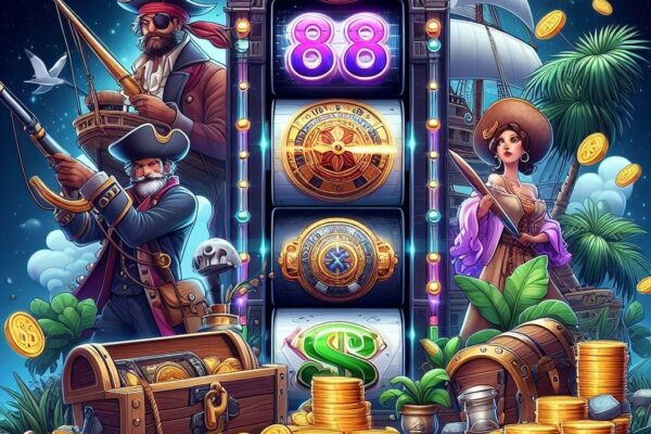 Fortune's Bounty: Embark on a journey of wealth and prosperity with 88 Fortunes Casino Slots.